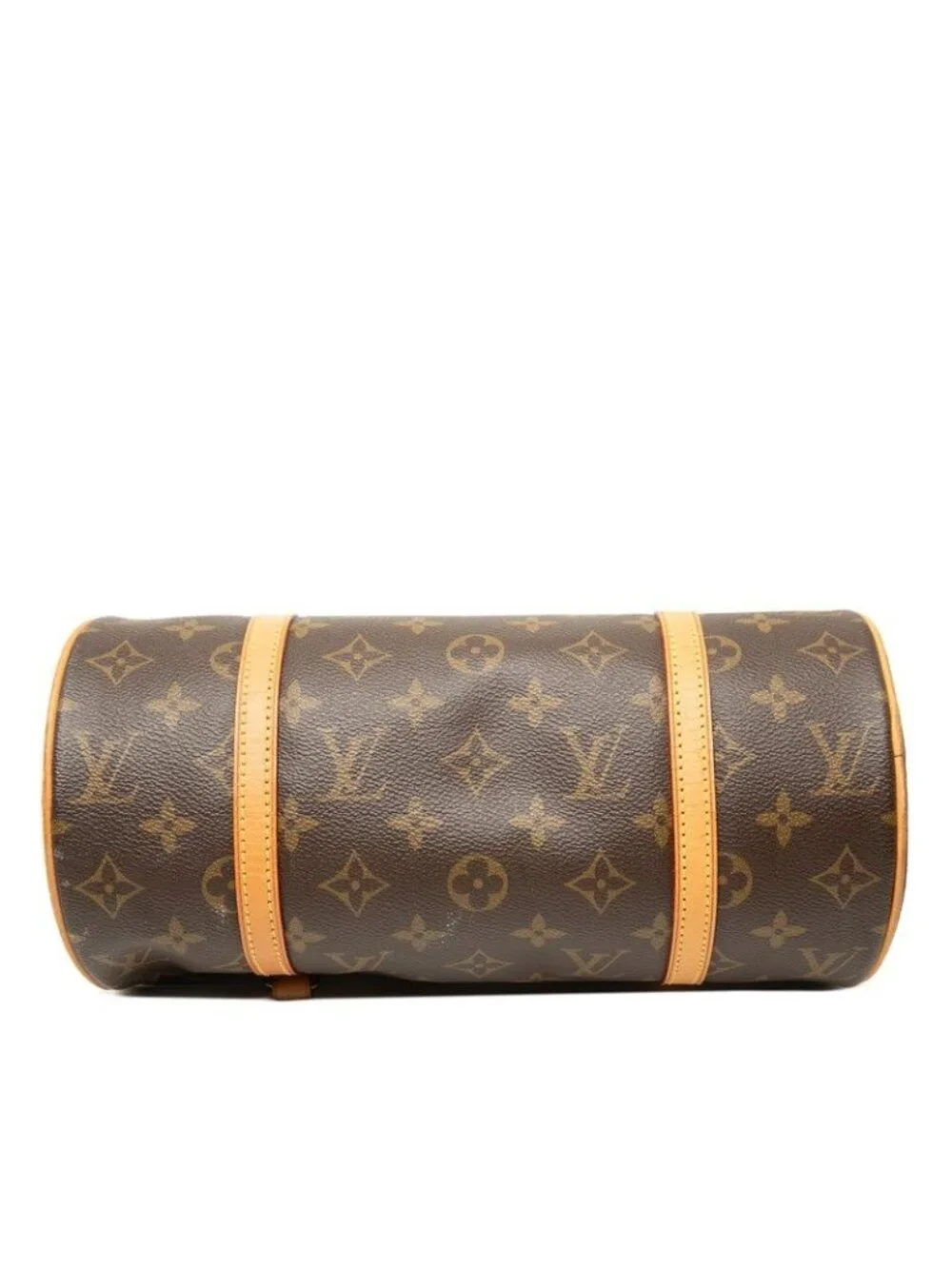 Louis Vuitton Monogram Papillon 26 Handbag Brown Leather